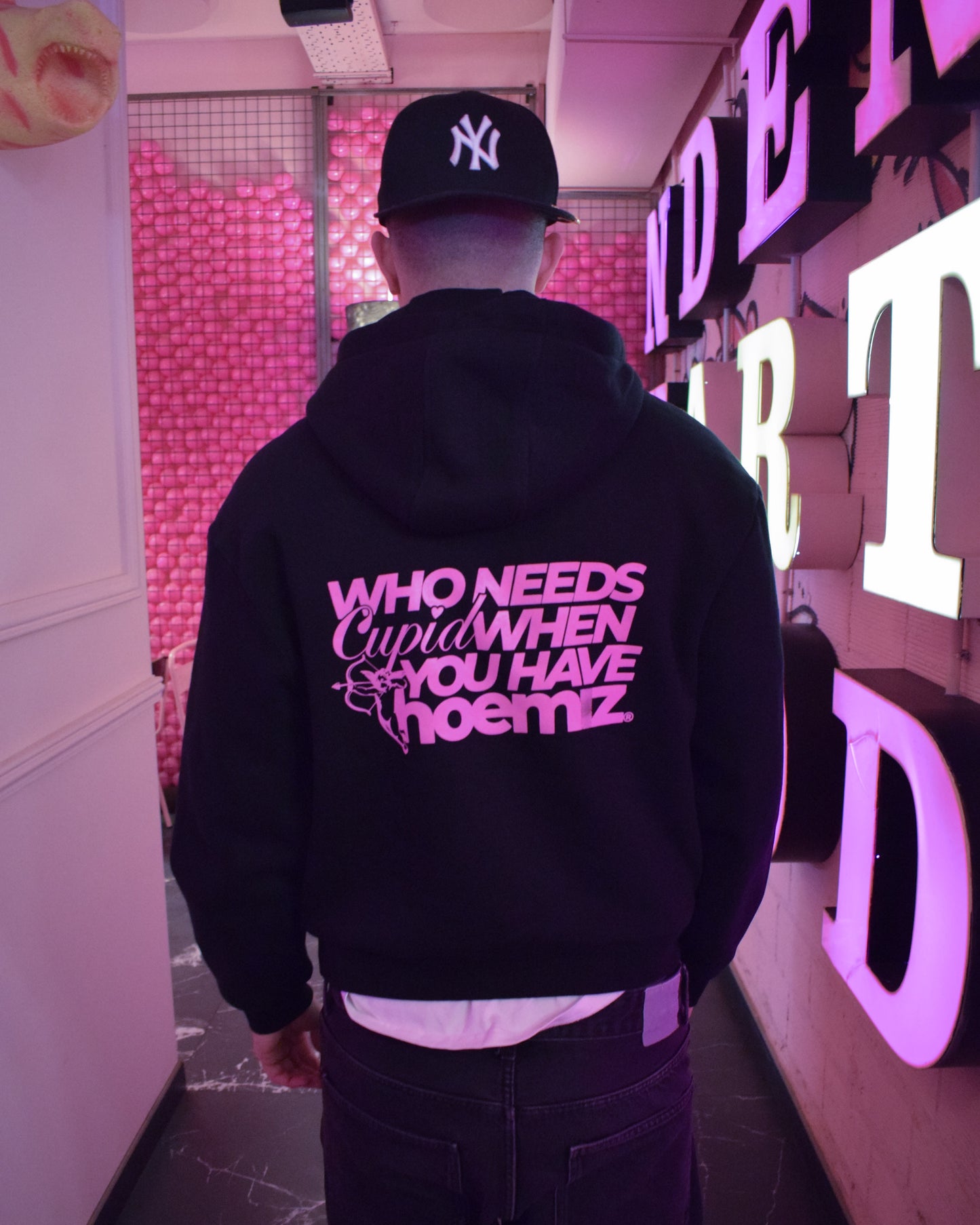 Cupid Hoodie Black
